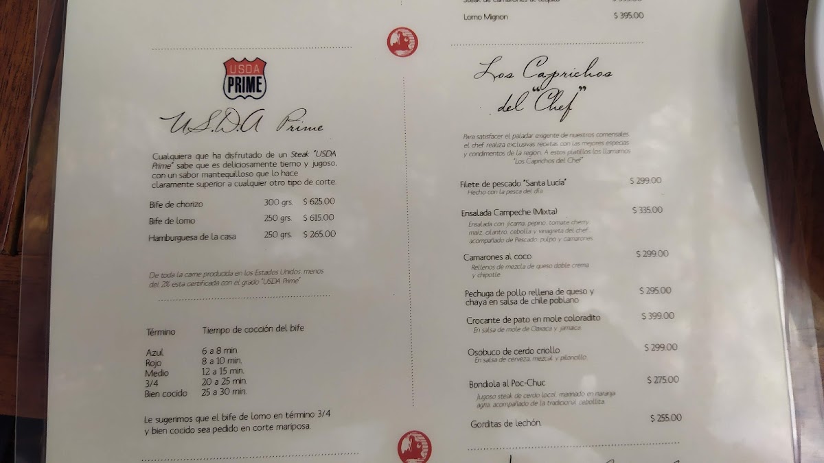 La Recova Cincuenta y Nueve Menu - Image 1